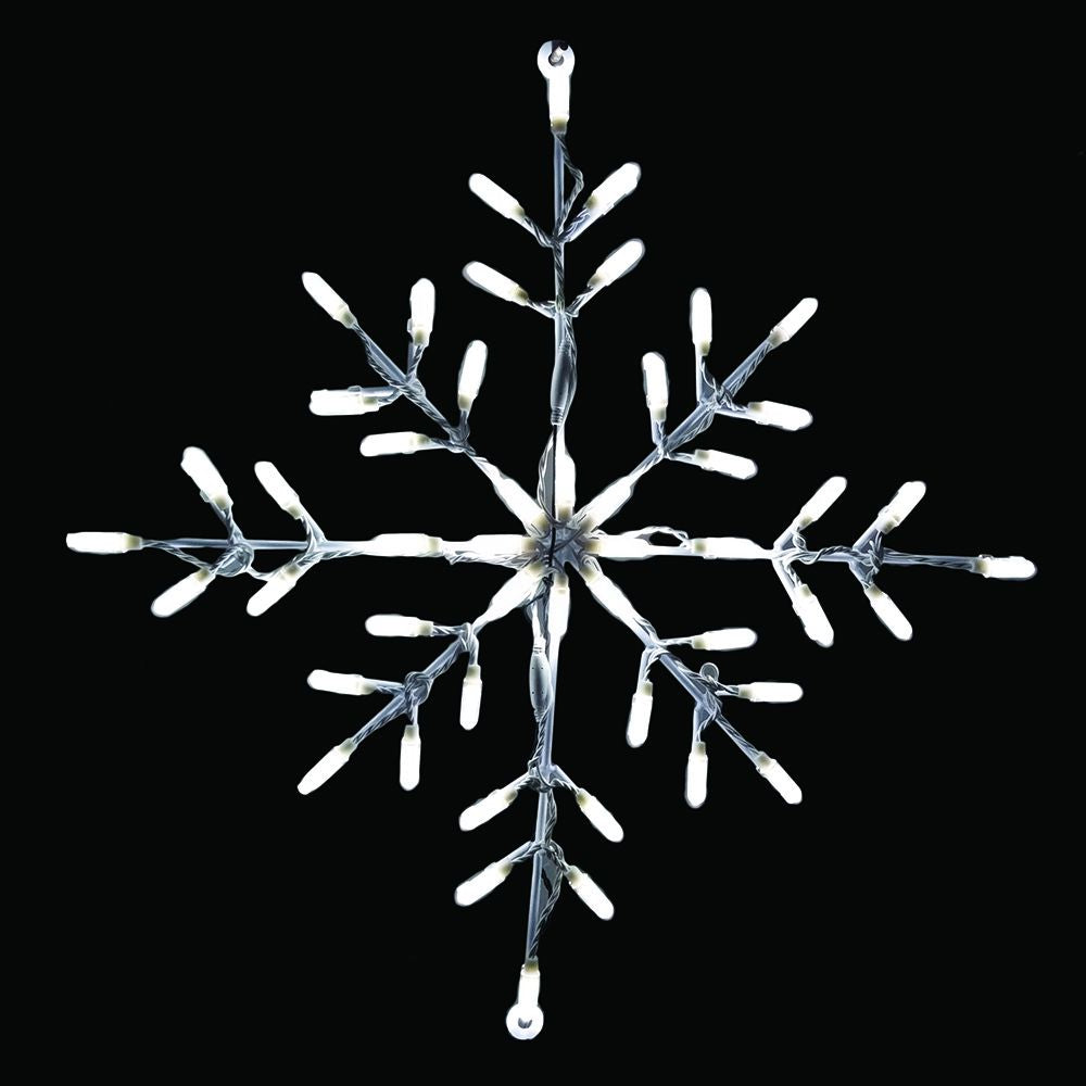 Copo de nieve LED de 18" (blanco)