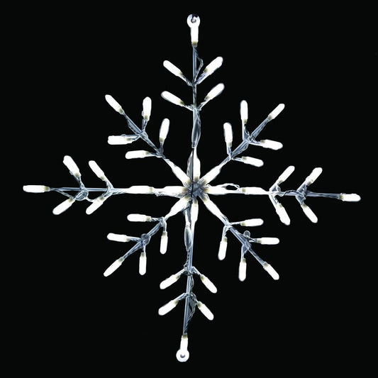 Copo de nieve LED de 18" (blanco)