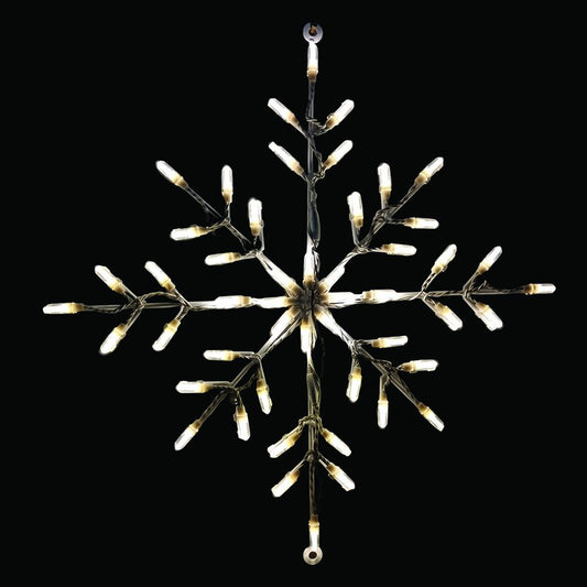 Copo de nieve LED de 18" (blanco cálido)