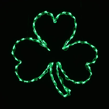 Display LED de trébol para el Día de San Patricio (26")
