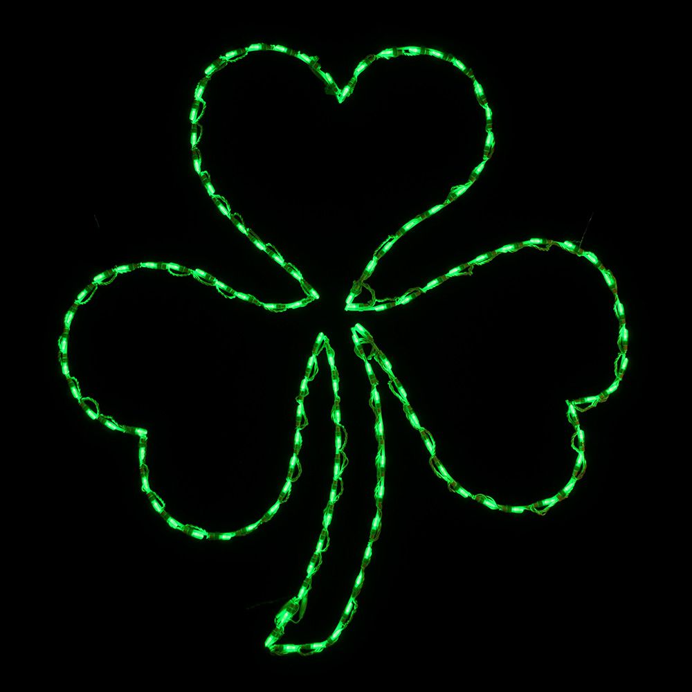 Letrero LED Trébol Día de San Patricio (48")
