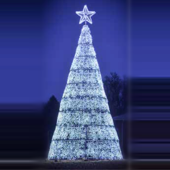Snowflake Aluminum Frame Tree