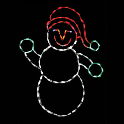 Exhibidor LED Muñeco de Nieve Bebé (32")