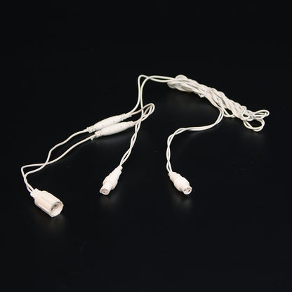 Cable divisor en Y blanco de 2 pines