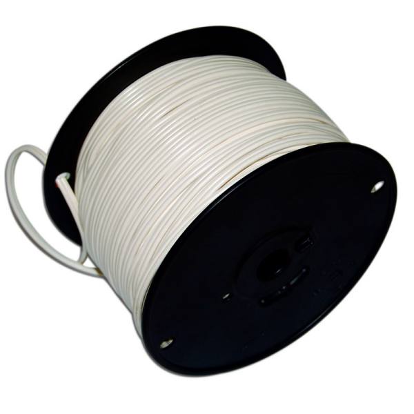 250' de cordón blanco (sin portalámparas)