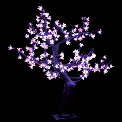 Árbol de cerezo en flor de mesa