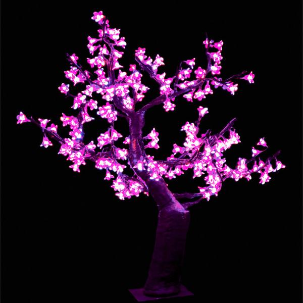 Árbol de cerezo en flor de mesa