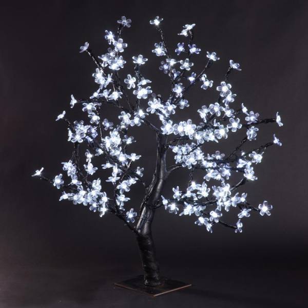 Árbol de cerezo en flor de mesa