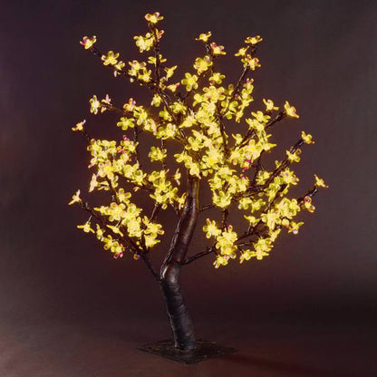 Árbol de cerezo en flor de mesa