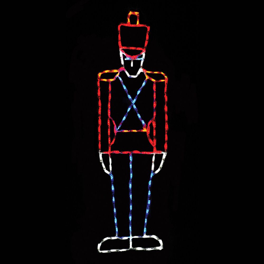 Soldado Cascanueces de juguete con pantalla LED (65 pulg.)