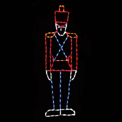 Soldado Cascanueces de juguete con pantalla LED (65 pulg.)