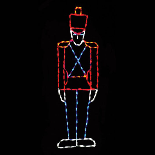 Soldado Cascanueces de juguete con pantalla LED (65 pulg.)