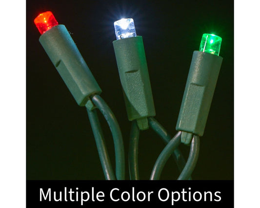 Juego de luces LED cóncavas de 5 mm, 70 unidades, separación de 4", dos cables - Luces profesionales