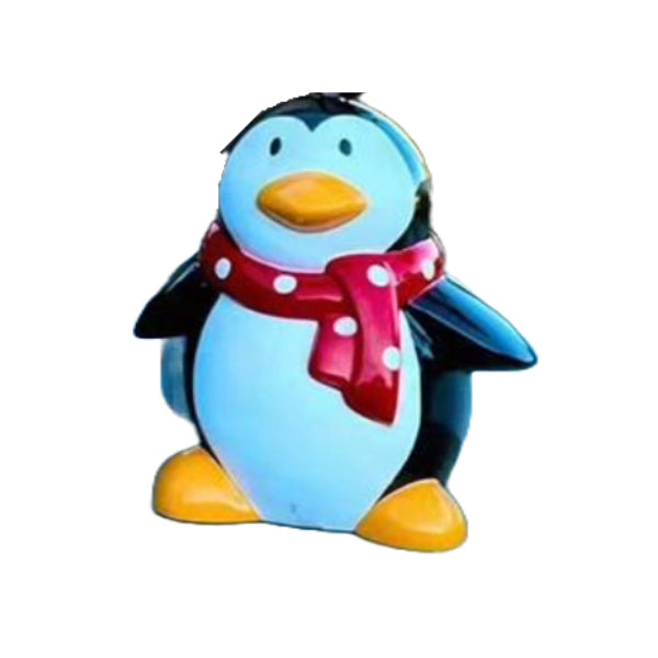 Pingüino de fibra de vidrio de 81 cm