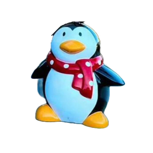 Pingüino de fibra de vidrio de 81 cm