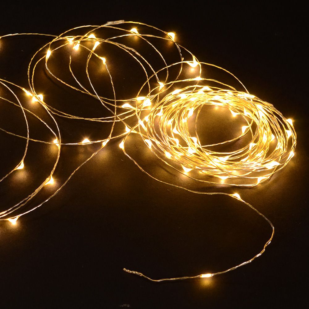 Luces de alambre - 100 bombillas