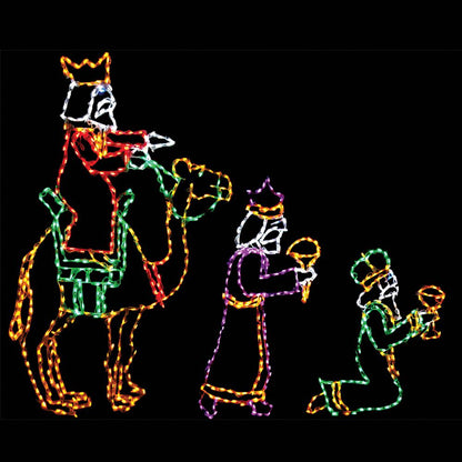 Nacimiento de los Reyes Magos con pantalla LED (50")